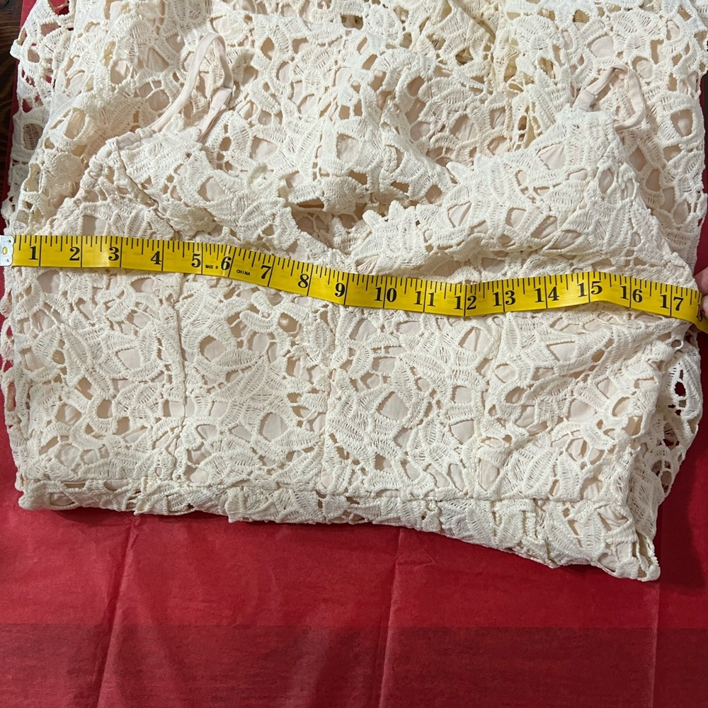 Astr Cream Lace Midi Dress - Picture 11 of 13